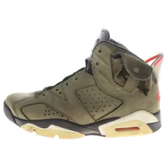 NIKE (ナイキ) ×Travis Scott AIR JORDAN 6 RETRO SP トラビススコット エアジョーダン6レトロスニーカー カーキ CN1084-200 US8/26cm