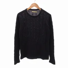 ジャーナルスタンダード JOURNAL STANDARD セーター ニット プルオーバー ケーブル編み L 紺 ネイビー /UO ■MG