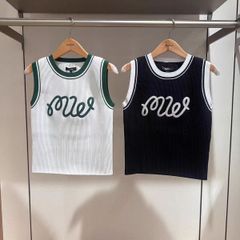 夏 MALBON 韓国ゴルフ ウェア ベスト ニット ノースリーブ スポーツ ゴルフ レディースウェア