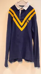 90s POLO Ralph Lauren ラガーシャツ メンズL 長袖 ヴィンテージ