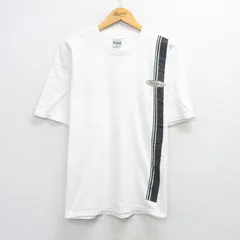 XL/古着 ビラボン 半袖 ビンテージ Tシャツ メンズ 90s ビッグロゴ コットン クルーネック 白 ホワイト 25aug09 中古