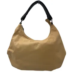 極美品　kitamura キタムラ　ショルダーバッグ　ナイロン　レザー　ベージュ KITAMURA(キタムラ) ショルダーバッグ - ベージュ レザー