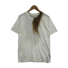 MM6 HAIR PRINTED CREWNECK T-SHIRT XS ホワイト