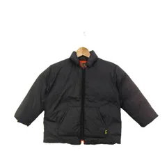 ミキハウス DOUBLE.B ダウン フェザー ブルゾン ジャケット アウター キッズ 男の子用 110サイズ ブラック MIKIHOUSE 【中古】