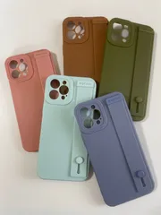 〇 iPhone 12 Pro Max ケース ベルト付き 落下防止 TPU カバー スタンド 軽い シンプル 衝撃吸収 ソフトカバー iPhoneスマホケース ベルト付き ケース 安い apple スマホ保護 アイフォン 大人可愛い レディース プレゼント