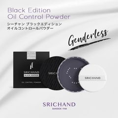 大2個「ブラックエディション オイルコントロールパウダー」SRICHAND(シーチャン)/オイルコントロール特化のジェンダーレスコスメ。テカリ＆皮脂を抑えて、サラサラの好印象肌へ