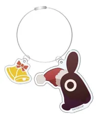 地縛少年花子くん ワイヤーキーホルダー 黒もっけ クリスマス描き下ろしver.