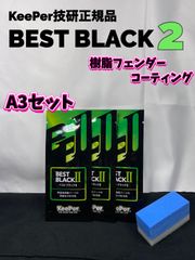 【キーパー技研正規品】★BEST BLACKベストブラック2（樹脂フェンダーコーティング）★3枚◎付属品◎施工手順書【A3セット】