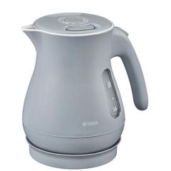 タイガー魔法瓶 TIGER PCL-A101-AC 電気ケトル 1.0L クラウドブルー くすみカラー 省スチーム 転倒お湯もれ防止 新生活 二重構造 水量窓 着脱フタ タイガーケトル PCLA101AC