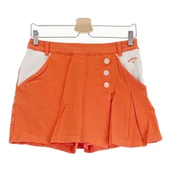 サイズ：L CALLAWAY キャロウェイ  インナー付 ストレッチ バイカラースカート  オレンジ系 [240101415225] ゴルフウェア レディース ストスト