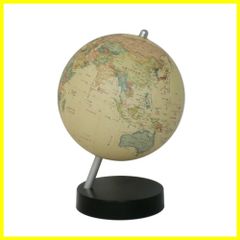 【新着商品】昭和カートン 地球儀/行政図 アンティーク 球径13cm 手貼りの日本製 13-CTWP-K