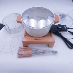 PRINCESS プリンセス 調理器具 卓上電気鍋 Table Fondue & Fry Pure（テーブルフォンデュアンドフライピュア） ホワイト 173030