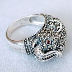 トルコ製 シルバー925 マーカサイト リング