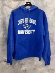 Champion CHRISTOPHER NEWPORT UNI ブルーパーカー AT015