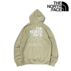 ノースフェイス パーカー US限定 グラフィック ベージュ 181130