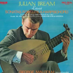 LP ジュリアン・ブリーム, ジョージ バッハ・ヴィヴァルディ・リュート・ソナタ集 SRA2615 RCA RED SEAL /00260