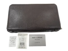 【管理番号-P】TAKEO KIKUCHI タケオ キクチ マルチケース 713211 ファン チョコ　クラッチ　セカンドバッグ　長財布　大型