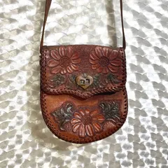 新品未使用★メキシコ　レザーカービング　ハンドバッグ 844354c0f07fcb3a377c8974e9b77d