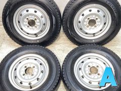 145R12 6PR 
ダンロップ ウィンターマックス SV01 
　 TOPY M74 
12x3.5  100-4穴 
中古タイヤ スタッドレスタイヤ ホイールセット 4本セット
 w12250513209