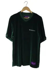 Blackeyepatch BLACKLETTER V NECK VELOUR TEE ベロアTシャツ XL グリーン BEPSS23TP45