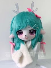 黒い オオカミ 着ぐるみ ケモノ ファースーツ コスプレ