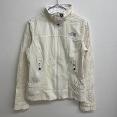 THE NORTH FACE トラックジャケット ホワイト 刺繍ロゴ【レディースS】