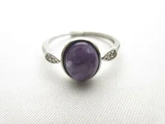 【チャロアイトリング】/size(フリー)/《世界三大ヒーリングストーン》/《人徳を高める》/《強力な癒しと浄化》/1535e5