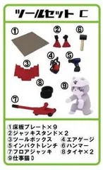 TCタウンガレージツール1+仕事猫【ツールセットC】単品/仕事猫ガレージ/TCガレージのサムネイル