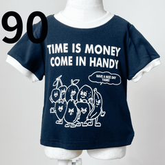【新品・未使用】90cm 100cm リンガーTシャツ 男の子 女の子 ユニセックス 夏服 子供服
