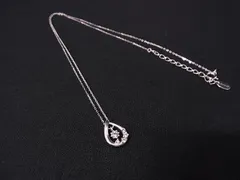 4℃ ヨンドシー SV925 ラインストーン ネックレス ペンダント アクセサリー レディース シルバー系 DI4564のサムネイル