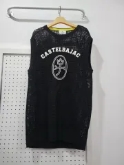 未使用　カステルバジャック　ニットベスト　ゴルフウェア　101匹わんちゃん Munsingwear ビックペンギンニットベスト -デサントストア