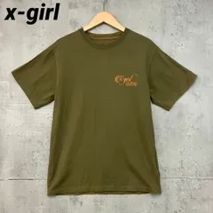 x-girl エックスガール RIPPED FACE LOGO S/S Tシャツ　★ ■◆