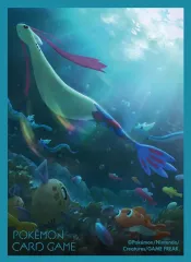 【中古】サプライ ポケモンカードゲーム デッキシールド(スリーブ) プレミアム・グロス ミロカロス ポケモンセンター限定