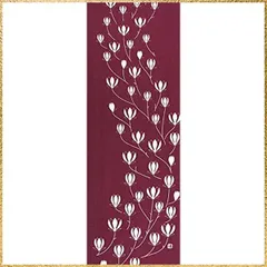 ☆彡送料無料でお届け☆彡Color:花色 染の安坊 手ぬぐい「もくれん 花色」 本染め 綿100% 特岡 日本製 35cm×100cm