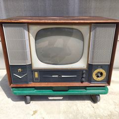 東芝 レトロカラーテレビ 10P102 ブラウン管 昭和 10インチ - メルカリ