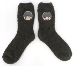 【中古】衣類 赤井秀一 ルームソックス ブラック フリーサイズ 「セガ ラッキーくじオンライン 名探偵コナン -もこもこリラックスタイム-」 C-8賞