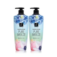 [エラスティン] Elastine Perfume PURE BREEZE シャンプー/コンディショナー 600ml パフュームピュアブリーズ[並行輸入品] (シャンプー2個セット) 