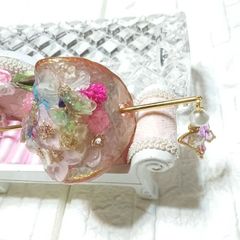 ヘアアクセサリー マジェステ 蝶々おはないっぱい№269