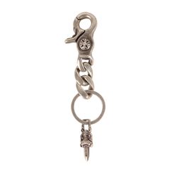 CHROME HEARTS クロムハーツ クラッシック クリップ ショート キーチェーン (Key Chain Classic Clip Short) シルバー925 アクセサリー ジュエリー【メンズ】