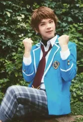 【中古】生写真(男性) 夏目雄大(天満光)/膝上・制服・座り・キャラクターショット/舞台「あんさんぶるスターズ!エクストラ・ステージ～Judge of Knights～」個人ブロマイド