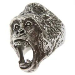 CRAZY PIG (クレイジーピッグ) GORILLA RING ゴリラ リング シルバーのサムネイル