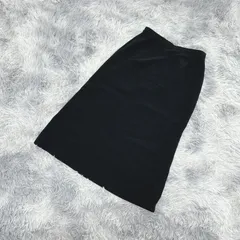 ■【良品】井上忠   ミモレ丈スカート【13】上品  大人カワイイ  レディース  黒系  ブラック  【送料無料】のサムネイル
