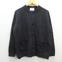 G■アーバンリサーチ/URBAN RESEARCH DOOR ウールニットカーディガン【40】灰系/men's/20【中古】■