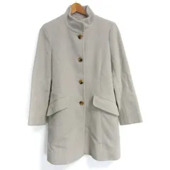 Aquascutum モヘア混紡ショートコート グレー 【公式通販】