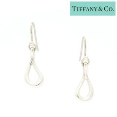 TIFFANY&Co. オープン ティアドロップ ピアス 925 シルバー PERETTI ペレッティ 美品 箱 ティファニー T&Co. ◆送料込◆質屋-11050