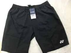 【特価販売】YONEX ユニハーフパンツ 15150 ブラック Lサイズ