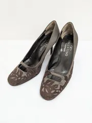 ヴァレンティノガラヴァーニ　Valentino Garavani サテンパンプス　38