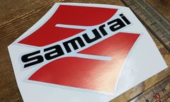 スズキ風　サムライ　反射ステッカー