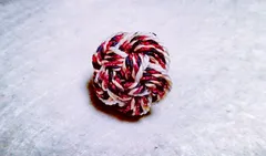 和服！ 縁起の良い飾り結びのピンズ 平梅 組み紐 ヘアピン 指輪 アケビ 赤ラメ