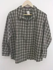 ◇ URBAN RESEARCH アーバンリサーチ チェック柄 長袖 シャツ サイズF ブラウン系 マルチ メンズ P  【1302030001514】